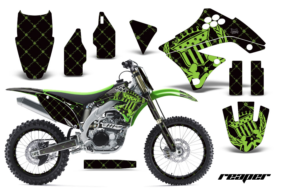 Kawasaki KX450F 09 Graphics Kit Reloaded G